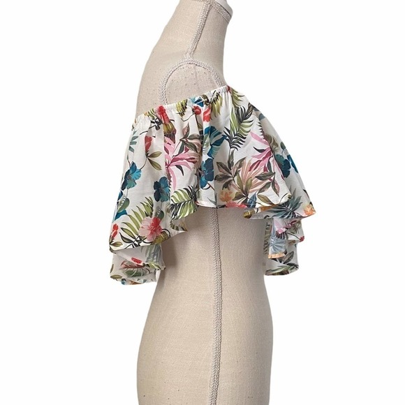 Bershka multicolor crop top size M - Picture 5 of 5